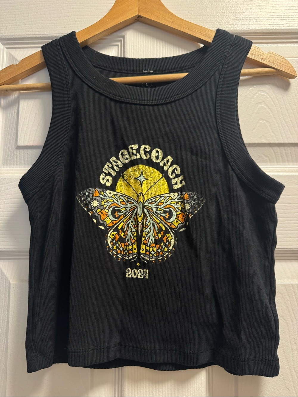 Women’s Black Graphic Tank Top
